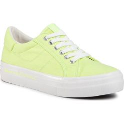Tenisówki TAMARIS - 1-23602-24 Lime Neon/Word 740. Zielone trampki i tenisówki damskie Tamaris, bez wzorów, z materiału, bez zapięcia. W wyprzedaży za 109,00 zł.