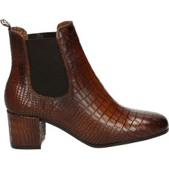 Botki - 357001FY C CU. Brązowe botki damskie skórzane marki Venezia. Za 319,00 zł.