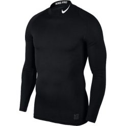 Nike Koszulka męska M NP TOP LS Comp MOCK czarna r. XXL (838079 010). Czarne koszulki sportowe męskie Nike, m. Za 119,45 zł.