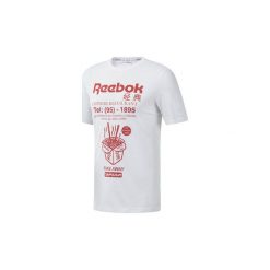 T-shirty z krótkim rękawem Reebok Classic Koszulka Classics International Noodles Tee. Białe koszulki damskie Reebok Classic, s, bez wzorów, bez kołnierzyka, z krótkim rękawem. Za 119,00 zł.