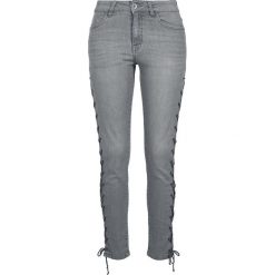 Boyfriendy damskie: Urban Classics Ladies High Waist Skinny Denim Pants Jeansy damskie szary