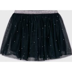 Blukids - Spódnica dziecięca 104-134 cm. Niebieskie spódniczki dziewczęce Blukids, bez wzorów, z bawełny, mini, rozkloszowane. W wyprzedaży za 49,90 zł.