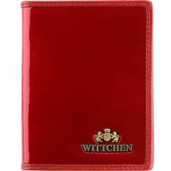 Etui na dokumenty 25-2-163-3. Czerwone portfele damskie marki Wittchen, bez wzorów. Za 169,00 zł.