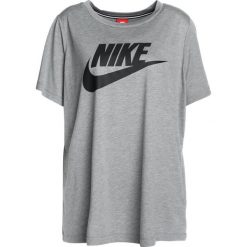 Bluzki, topy, tuniki: Nike Sportswear ESSENTIAL Tshirt z nadrukiem carbon heather/black