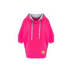Bluzy damskie: Bluza Ponczo Choka Short Pink