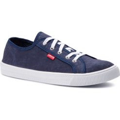 Tenisówki LEVI'S - 225832-733-17 Navy Blue. Niebieskie półbuty męskie Levi's®, bez wzorów, z gumy, eleganckie, bez zapięcia. Za 159,00 zł.