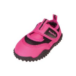 Playshoes Buty do wody neonpink - różowy - Gr.Moda (6 - 24 miesięcy ). Różowe buciki niemowlęce marki Playshoes, z tkaniny. Za 59,00 zł.