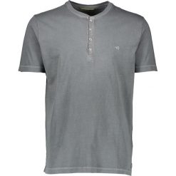 Koszulka "Henley" w kolorze szarym. Szare koszulki męskie Camel Active, m, bez wzorów, z bawełny, z okrągłym kołnierzem, bez rękawów. W wyprzedaży za 69,95 zł.
