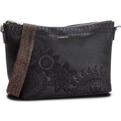 Torebka DESIGUAL - 18WAXPDN 2000. Czarne listonoszki damskie marki Desigual, ze skóry ekologicznej, zdobione. Za 249,90 zł.