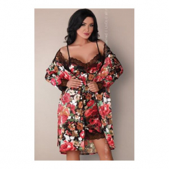 Koszulka Mariee + szlafrok + stringi GRATIS!. Czarne szlafroki damskie marki LivCo Corsetti. Za 200,90 zł.