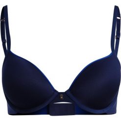 Triumph BODY MAKEUP ESSENT Biustonosz bezszwowy navy. Niebieskie biustonosze bezszwowe marki Triumph, z elastanu. W wyprzedaży za 127,20 zł.
