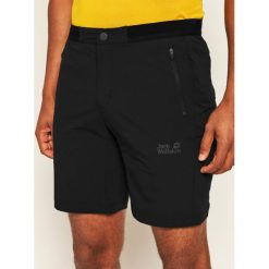 Szorty sportowe Jack Wolfskin Trail 1505951. Czarne spodnie męskie Jack Wolfskin, m, bez wzorów, sportowe. W wyprzedaży za 179,00 zł.