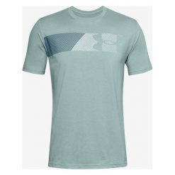 Under Armour Koszulka Zielony. Zielone podkoszulki męskie Under Armour, l, bez wzorów, z bawełny, bez kołnierzyka, krótkie. Za 119,95 zł.