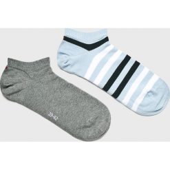 Tommy Hilfiger - Skarpety (2 pack). Niebieskie skarpetki męskie TOMMY HILFIGER, bez wzorów, z elastanu. Za 44,90 zł.