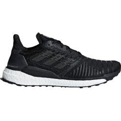 Buty adidas SolarBoost M Czarne. Czarne buty sportowe męskie Adidas, z gumy, bez zapięcia, do biegania, techfit (adidas). Za 499,99 zł.