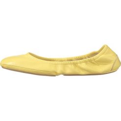 Baleriny damskie lakierowane: Skórzane baleriny „Pure Ballet” w kolorze żółtym