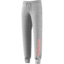 Chinosy chłopięce: Adidas Spodnie Yg Linear Pant szare 164 cm (BP8595)