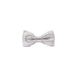 Marthu mucha SILVER m0219. Szare muszki męskie marki Marthu, w paski, z tkaniny, eleganckie. Za 89,00 zł.
