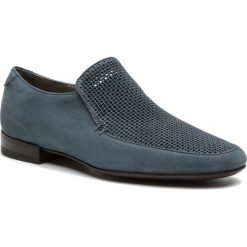 Półbuty ALDO BRUÈ - AB9024G-DX Notte Blu Scuro. Niebieskie półbuty męskie Aldo Bruè, na co dzień, bez wzorów, ze skóry, bez zapięcia. W wyprzedaży za 919,00 zł.
