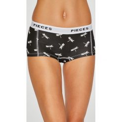 Pieces - Figi. Brązowe figi Pieces, l. W wyprzedaży za 79,90 zł.