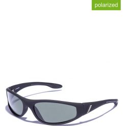 Okulary przeciwsłoneczne męskie lustrzane: Okulary męskie w kolorze czarno-zielonym