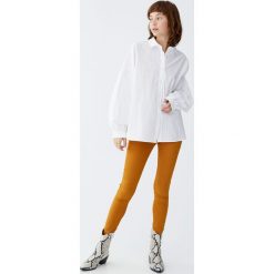 Jeansy skinny fit push up. Pomarańczowe jeansy damskie skinny marki Pull&Bear, z jeansu. Za 79,90 zł.