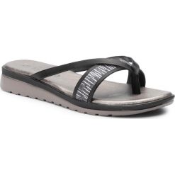 Japonki BASSANO - WSN114217-01 Black. Czarne klapki damskie Bassano, bez wzorów, ze skóry ekologicznej, bez obcasa. Za 49,99 zł.