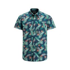 Jack&Jones Koszula Męska Jorpaka Shirt Ss Total Eclipse (Rozmiar M). Szare koszule męskie marki Jack&Jones, m. W wyprzedaży za 82,00 zł.