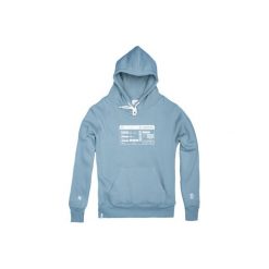 Bluza Hoodie Menthol Ticket. Niebieskie bluzy męskie Harp Team, na zimę, xs, z nadrukiem, z bawełny, klasyczne, z kapturem, z długim rękawem, długie, bez kaptura. Za 259,00 zł.