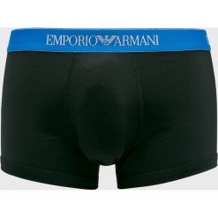 Emporio Armani - Bokserki. Czarne bokserki męskie marki Emporio Armani, z elastanu. W wyprzedaży za 79,90 zł.