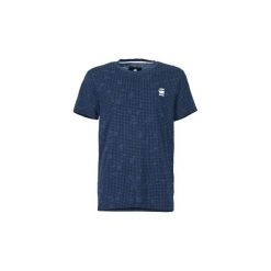 T-shirty z krótkim rękawem G-Star Raw GAVOD. Niebieskie t-shirty męskie G-Star RAW, s, bez wzorów, retro, bez kołnierzyka, krótkie. W wyprzedaży za 153,30 zł.