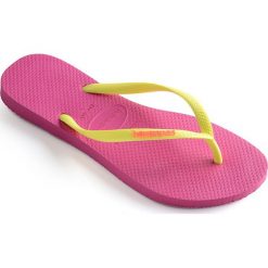 Havaianas - Japonki. Różowe sandały dziewczęce Havaianas, z gumy, bez zapięcia. W wyprzedaży za 49,90 zł.