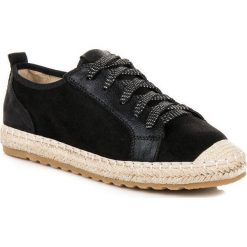 Tomsy damskie: Sznurowane zamszowe espadryle Seastar czarne