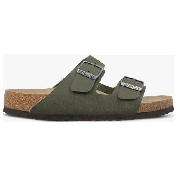 Birkenstock Arizona Sfb buty męskie, khaki, rozmiar 43. Brązowe kapcie męskie Birkenstock, ze skóry. W wyprzedaży za 229,49 zł.