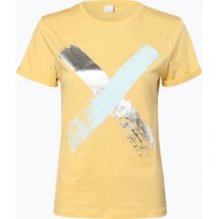 BOSS Casual - T-shirt damski – Tepaint, żółty. Żółte t-shirty damskie BOSS Casual, l, z nadrukiem, casualowe, bez kołnierzyka. Za 219,95 zł.