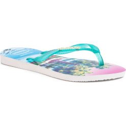 Japonki HAVAIANAS - Slim Paisage Fc 41326140334 Wht/Ligtgreen. Zielone klapki damskie Havaianas, bez wzorów, z tworzywa sztucznego, bez obcasa. Za 109,00 zł.
