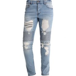 Jeansy męskie: Only & Sons ONSSPUN BIKER Jeansy Zwężane blue denim