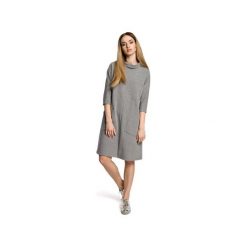 M353 Sukienka oversize z dużymi kieszeniami i. Sukienki damskie Moe, na co dzień, xl, bez wzorów, z elastanu, biznesowe, bez kołnierzyka, bez rękawów, oversize. Za 139,00 zł.