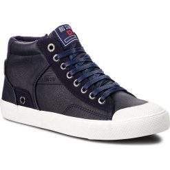 Trampki BIG STAR - BB174284 Navy. Niebieskie trampki męskie BIG STAR, bez wzorów, z gumy, klasyczne, bez zapięcia. W wyprzedaży za 129,00 zł.