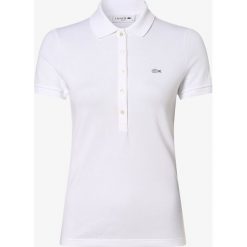 Lacoste - Damska koszulka polo, biały. Białe koszulki damskie polo Lacoste, bez wzorów, polo, bez rękawów, bez kaptura. Za 279,95 zł.