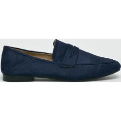 Answear - Mokasyny Lily Shoes. Czarne mokasyny damskie ANSWEAR, z gumy. W wyprzedaży za 79,90 zł.