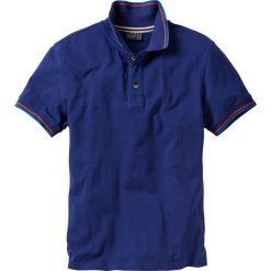 Shirt polo Regular Fit bonprix kobaltowy. Niebieskie koszulki męskie bonprix, s, bez wzorów, bez rękawów. Za 44,99 zł.