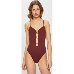 Seafolly - Strój kąpielowy. Brązowe stroje kąpielowe damskie Seafolly, bez wzorów, z elastanu. W wyprzedaży za 269,90 zł.