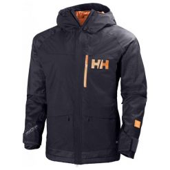 Helly Hansen Fernie Jacket Graphite Blue L. Szare kurtki sportowe męskie Helly Hansen, s, bez wzorów, z tkaniny, bez kaptura, narciarskie. W wyprzedaży za 759,00 zł.