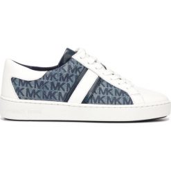 Michael Kors Keaton Tenisówki Niebieski Biały. Niebieskie trampki i tenisówki damskie Michael Kors, bez wzorów, ze skóry, bez zapięcia. Za 659,95 zł.