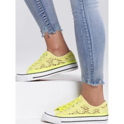 Żółte Trampki Dweller. Żółte trampki i tenisówki damskie Renee, bez wzorów, bez zapięcia. Za 59,99 zł.