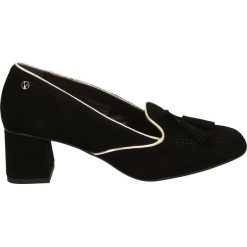 Czółenka - 1626O CAM NER. Czarne buty ślubne damskie Venezia, ze skóry. Za 189,00 zł.