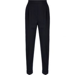 Chinosy TOMMY HILFIGER Essential WW0WW25070. Niebieskie spodnie damskie TOMMY HILFIGER, bez wzorów, z elastanu. W wyprzedaży za 319,00 zł.