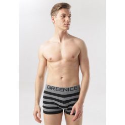 Czarno-Szare Bokserki Oridora. Czarne bokserki męskie Born2be, bez wzorów. Za 19,99 zł.