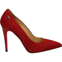 Czółenka - 1080 Z RO J17. Czerwone buty ślubne damskie Venezia, ze skóry. Za 199,00 zł.